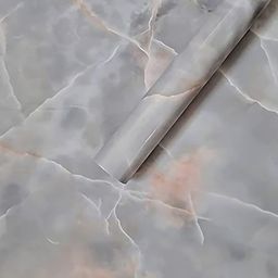 JAAMSO ROYALS Marble Design Vinyl Self Adhesive Peel & Stick Wallpaper (200cm X 60cm)-image-29