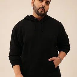 Toodle Plus Men Plus Size Hooded Sweatshirt-image-37