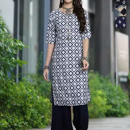 Moda Rapido Women Ethnic Motifs Printed Crepe Kurta-image-16