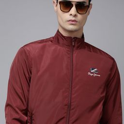 Pepe Jeans Men Red Varsity Jacket-33