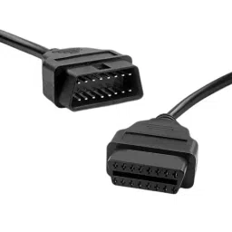 MODAXE 16 Pin Male to Female PVC Black Extension Cable for Car Diagnostic Scanner & OBDII Adapters-1