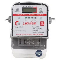 KLICK Royal Led Digital Meter, Single Phase Multi-function Electric Energy Meter with LCD Screen 230V Ro-yal-291-20