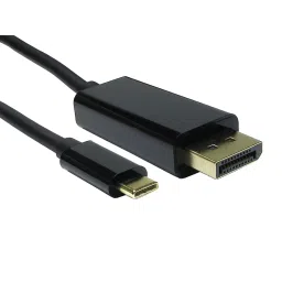 RS PRO Male DisplayPort to Male USB C Cable 4K 3 m, 1924681-11