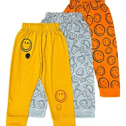 Surfbae Kids Pack Of 3 Printed Cotton Dri-FIT Relaxed-Fit Mid-Rise Joggers-44