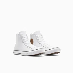 Converse Unisex Colourblocked Leather High-Top Lace-Ups Sneakers-1