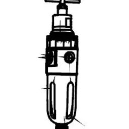 Aira Filter Regulator With Pressure Gauge & PU Tube RM Model Working Pressure of  10Kg, SHAVONOGREYN-77