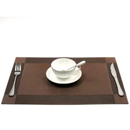 We3 4-Pcs Grey Textured Table Placemats image 5