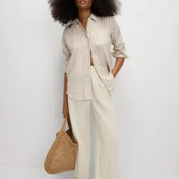 Marks & Spencer Women High-Rise Culottes Trousers-image-108