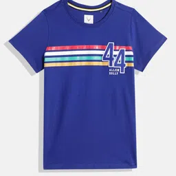 Allen Solly Junior Boys Striped Pure Cotton T-shirt-picture-25