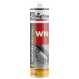 kingston Kinston Silicone Sealant Weather Neutral 280 ml Clear, WN+ 399 (Pack of 25 Pcs)-picture-46