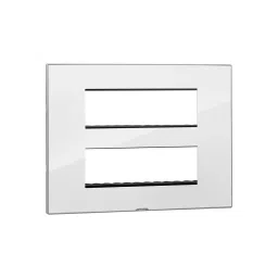 Legrand Cover Plate with Support Frame Myrius Ice White 12 Module, 6795 32-32