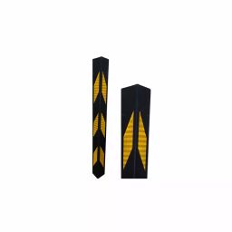 Signxpress India SI-RCGL-021 Rubber Corner Guard (1000mm) (Black & Yellow)-11