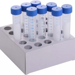 Abdos P10411 Paper 15 ml Conical Bottom Centrifuge Tube with Rack-9
