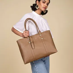 Mast & Harbour Women Solid Structured Shoulder Bag-picture-32