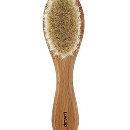 LuvLap Wooden Baby Hair Brush with Natural Bristles - Brown-image-53