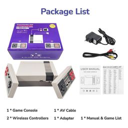 Amisha Gift Gallery Video Games for Kids Classic Retro Game Console with 620 Video Games and 2 Classic NES Wireless Controllers, Plug and Play TV Games with AV Output, an Ideal Gift for Kids-3