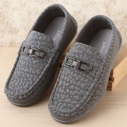 Pine Kids Slip On Loafer with Applique - Grey-picture-42