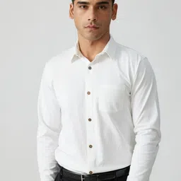 Creatures of Habit Men Classic Opaque Casual Shirt-image-16