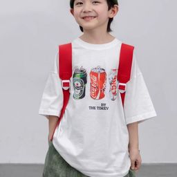 Xsole Boys Printed Cotton Short Sleeves Round Neck Oversized T-shirt-picture-48