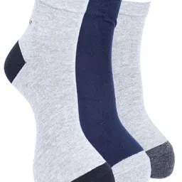 Force NXT Men Pack Of 3 Colour-Blocked Cotton Ankle-Length Socks-18