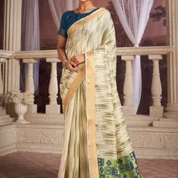 SARHAStriped Zari Chanderi Saree-picture-47