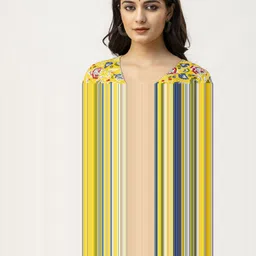 SIDDHANAM Women Floral Print Cotton Empire Top-image-92