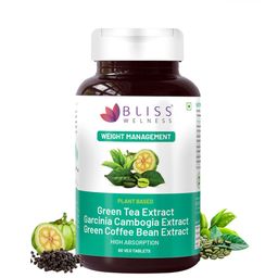 Bliss Welness Weight Management With Green Tea Tablets - 60 Tablets-76