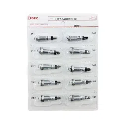 IDEC UP Series Small Indicator Light Round Projection Built-In Resistor, UP7-2478RPN10 (Set of 10)-picture-39