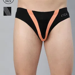 IC4 Men Pack of 2 Assorted Printed Briefs 0BC-BO329P2-6