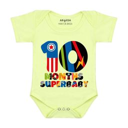 Arvesa 10 Month Baby Printed Bodysuit-image-95