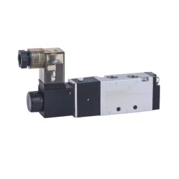 Panacea Technology 1/8 inch 5/3 Way 24 VDC Double Solenoid Valve 4V130-06-picture-17