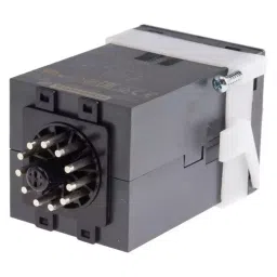 Schneider Electric 24 to 240 V AC/DC DPDT 5 A Panel Mount Timer Relay, RE48AML12MW image 3