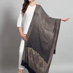 HANDICRAFT PALACE Women Fringed Woven Design Stole-48