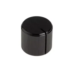 RS PRO 16 mm Black Potentiometer Knob for 6.4 mm Shaft Splined, 498845-image-91