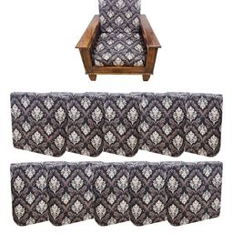 ohello Brown & Cream 10 Pieces Sofa Cover-image-94
