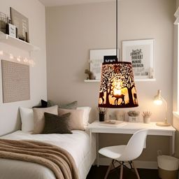GAUVIK Black Printed Ceiling Lamp image 4