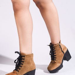TRYME Women Knee Length Block Heel Boots-image-88