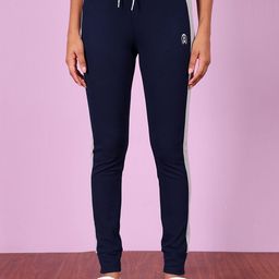 Zicada Women Colourblocked Skinny Fit Joggers Trousers-image-73