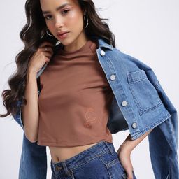 glitchez Raglan RebelPrint Detail Crop T-shirt-image-36