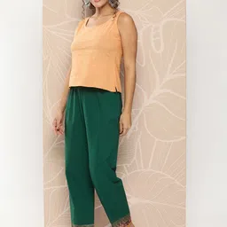 anayna Printed Regular Kurta with Trousers image 2