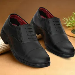 VATELIO Mens Black Formal Oxford Shoes-picture-19