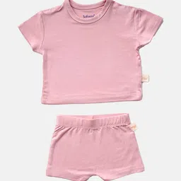 Softsens Kids Short Sleeves Bamboo T-shirt With Shorts-image-73