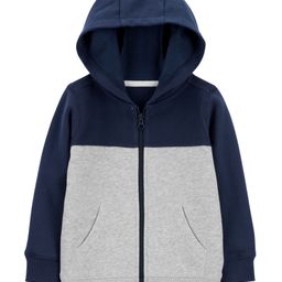 Carter's Zip-Up Warm Fleece Hoodie - Navy-image-28