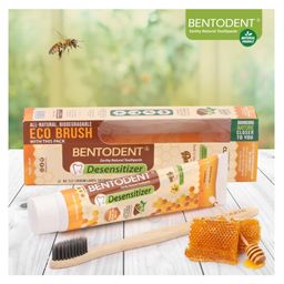 Bentodent Desensitizer Earthy Natural Toothpaste With Bamboo Tooth Brush Clovomint SLS Free - 100 gm-15