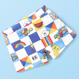 Babyhug Fruit Print Swimming Trunk - Multicolor-image-34