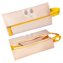 FunBlast Multipurpose Zipper Pouch for Girls & Boys - Pack of 1 Pink-5
