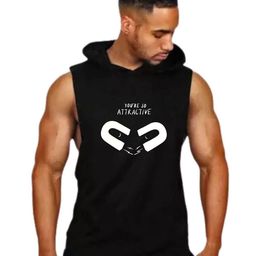 FABSTIEVE Graphic Printed Hooded Sleeveless T-shirt-image-83