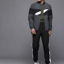 HRX by Hrithik Roshan Rapid Dry Mock Collar Running Tracksuit-11