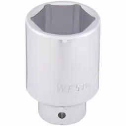 Westward Steel Socket Chrome Finish 1-7/8 inch Socket Size, 10E313-47