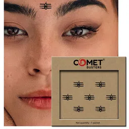 Comet Busters 7-Pcs Traditional Designer Bindi - Black image 2